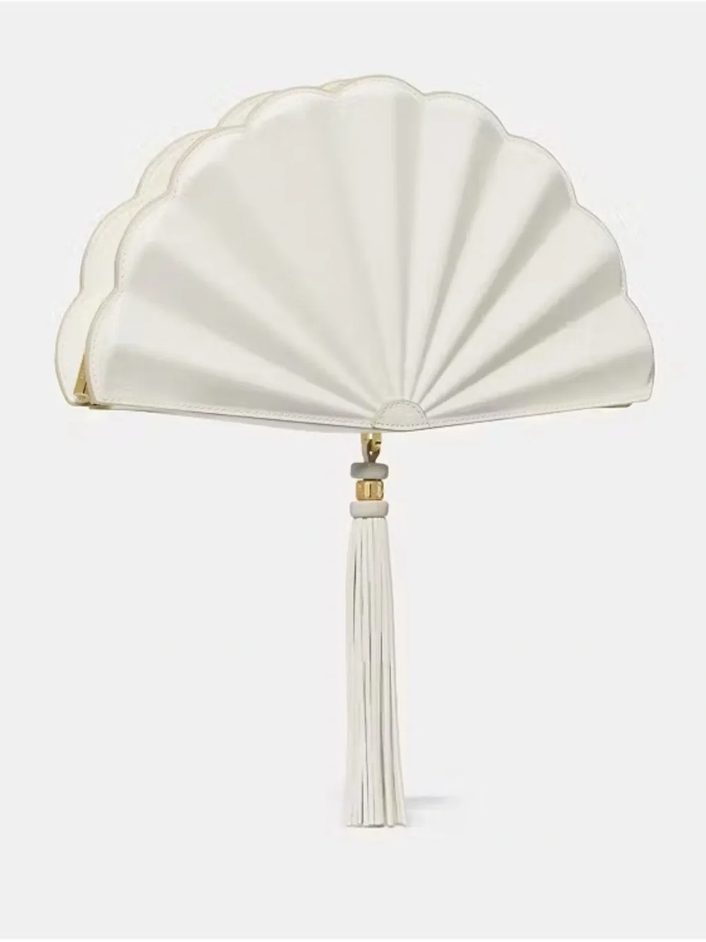 Kate Spade New York Lotus Fan Clutch Bag Meringue